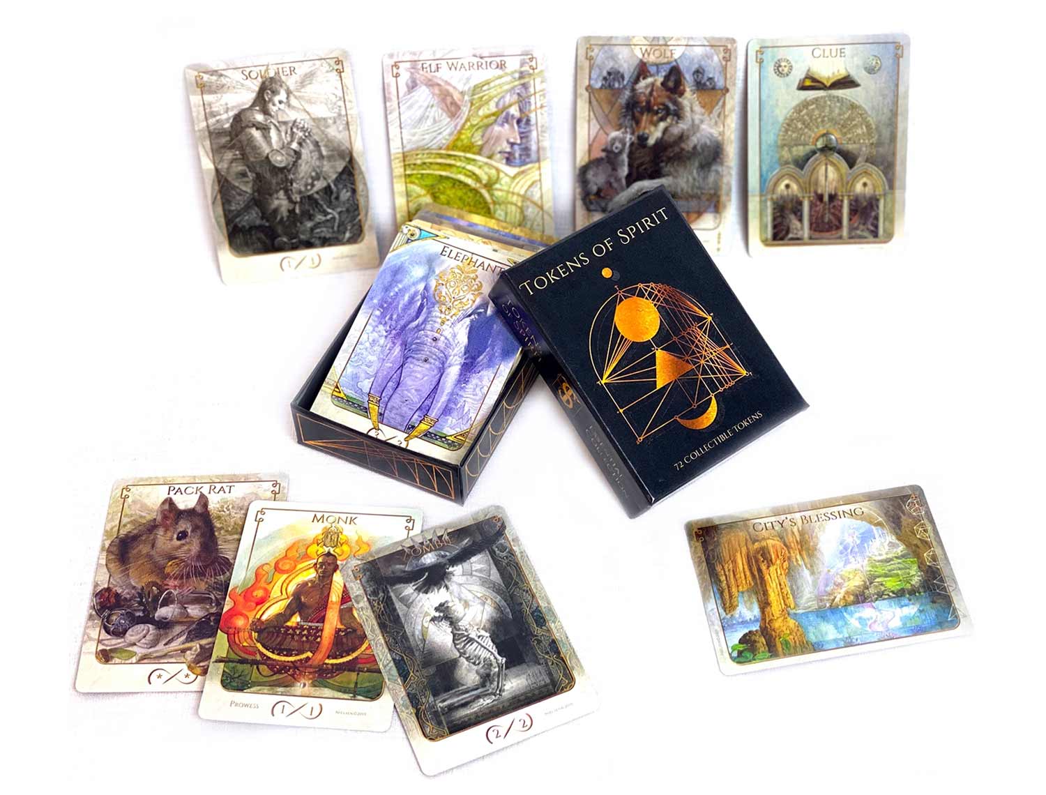 Tokens of Spirit ニールセン MTG トークン foil-