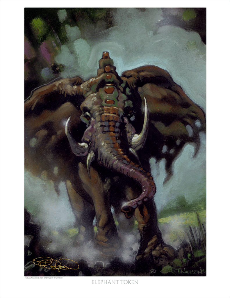 Elephant Token Open Edition Print • Terese Nielsen Art