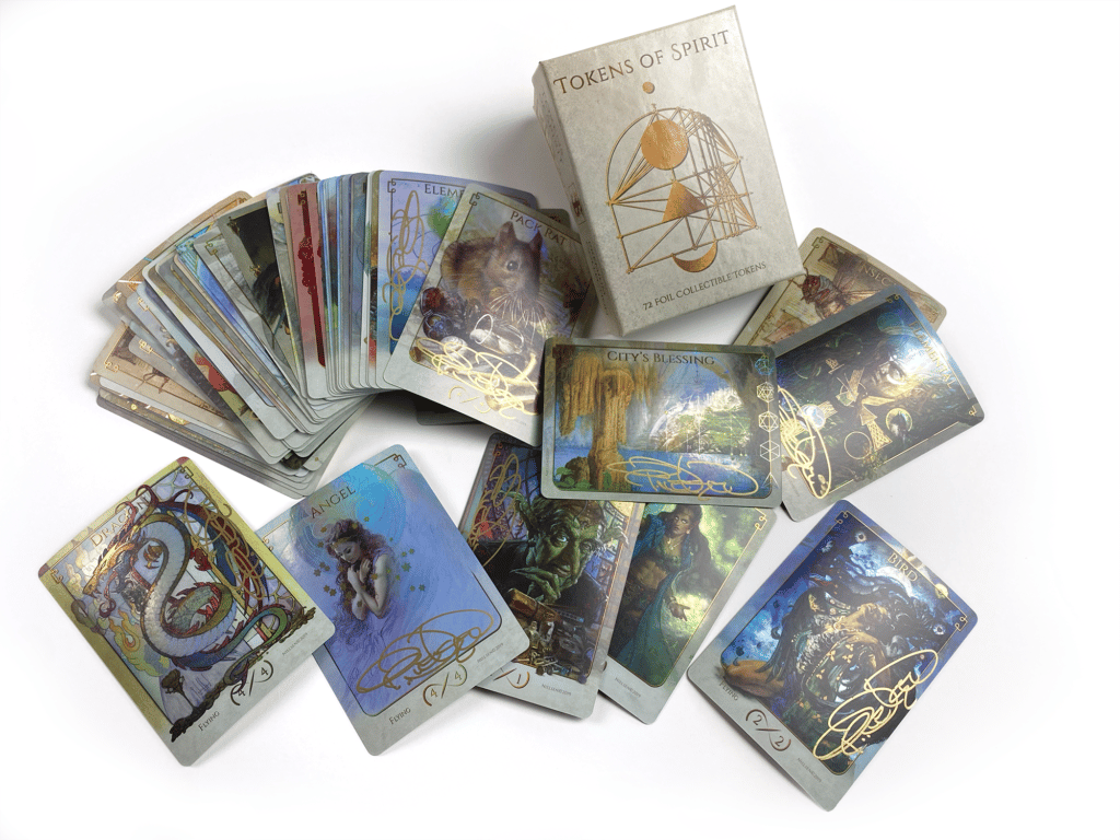 Tokens of Spirit Premium FOIL Collection - 72 Cards Signed in Gold