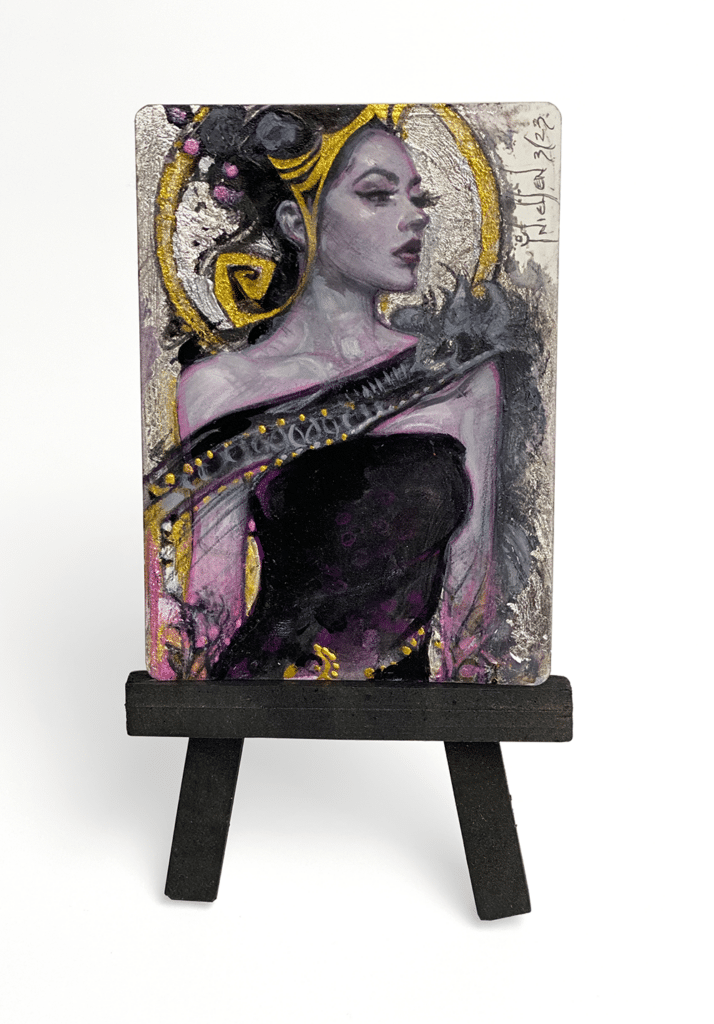 Painted FOIL Artist Proof "Liliana, Untouched By Death" (SDCC Promo #55 of 59)
