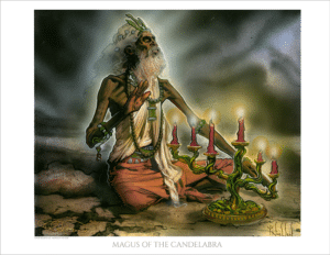 magus of the candelabra open edition print image